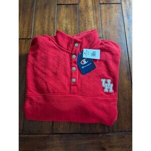 Women's UH quarter snap quilted sweatshirt University of Houston cougars XL